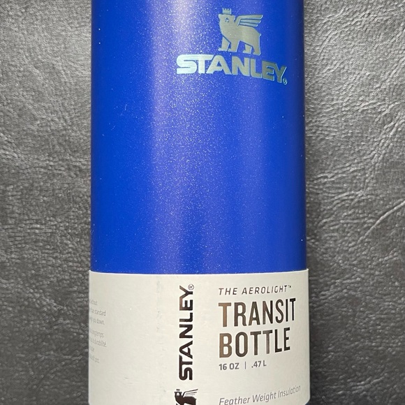 NWT-Stanley 16oz Stainless Steel AeroLight Transit Bottle in Lapis Glimmer - Picture 4 of 6